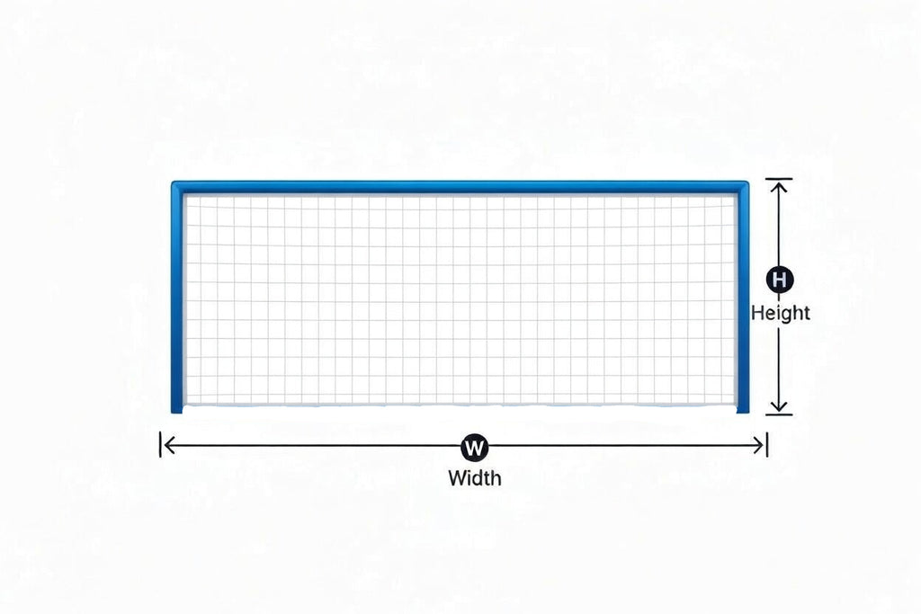 PEVO Flat-Faced Soccer Net