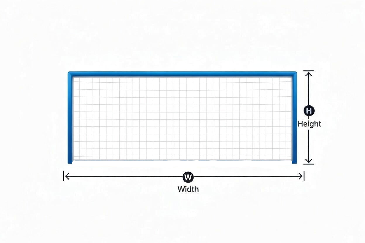 PEVO Flat-Faced Soccer Net