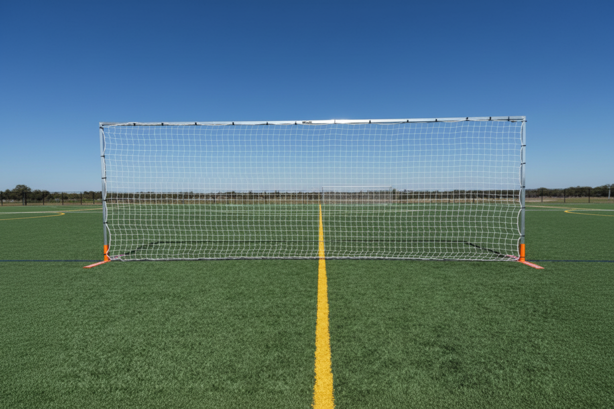 PEVO Flat-Faced Soccer Goal